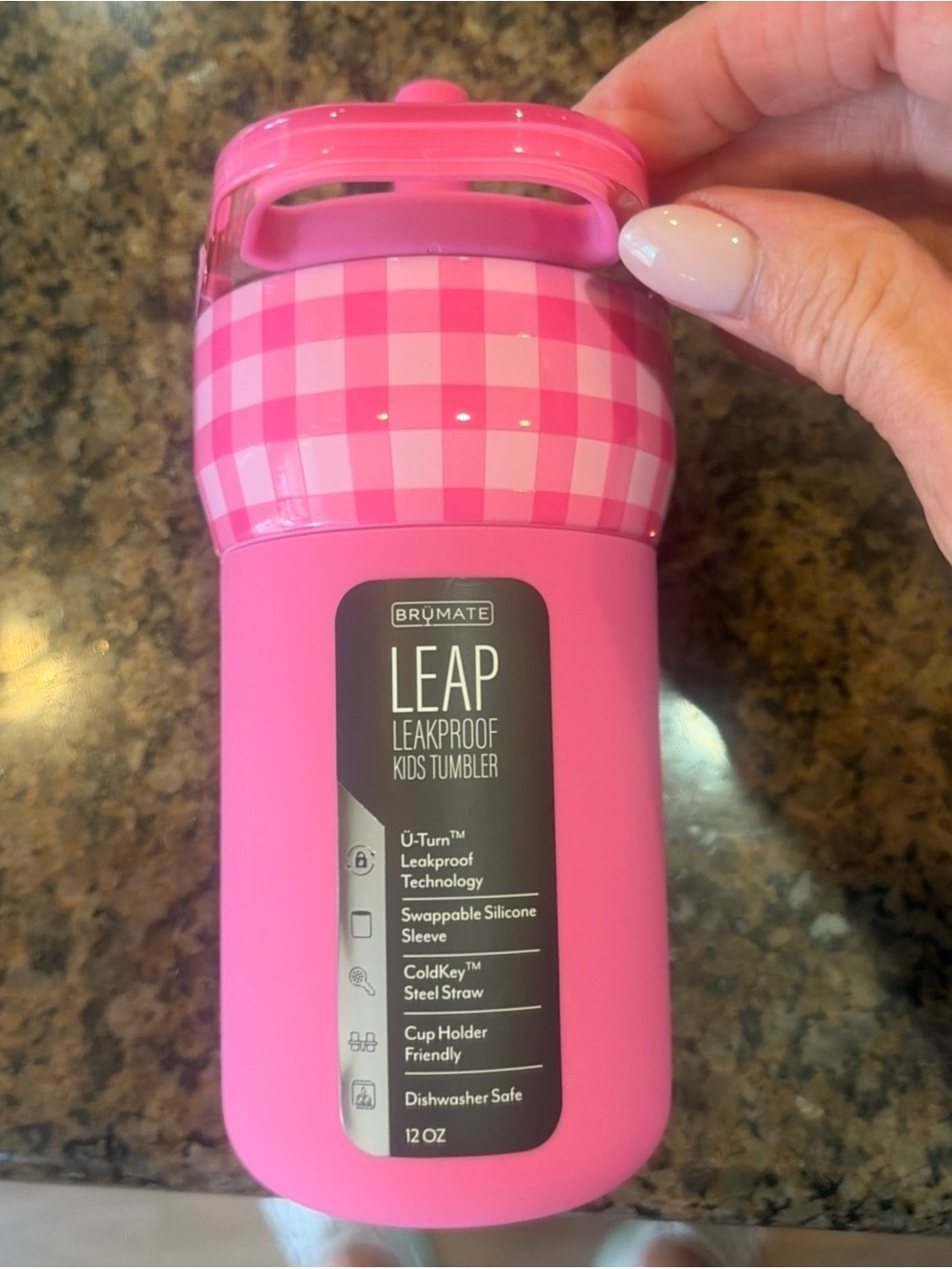 BrüMate Leakproof Tumbler Packaging - Charcoal Black